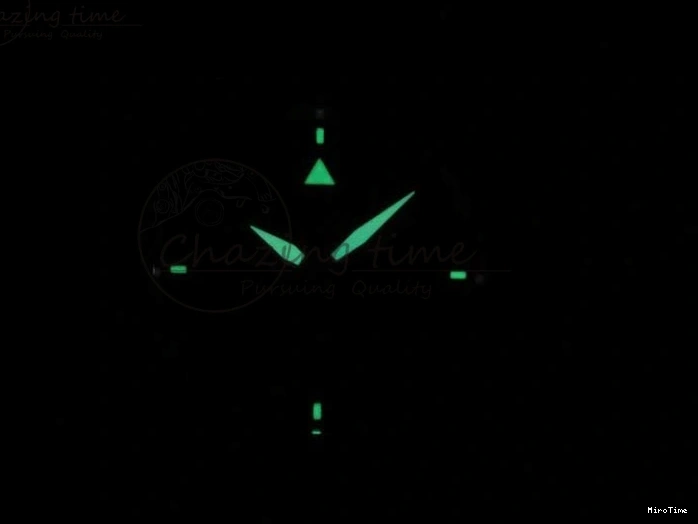 MIROTIME 0224 Original Pilot IW326803 SS MK 1:1 Best Edition Black Dial on Brown Leather Strap MIYOTA 7146